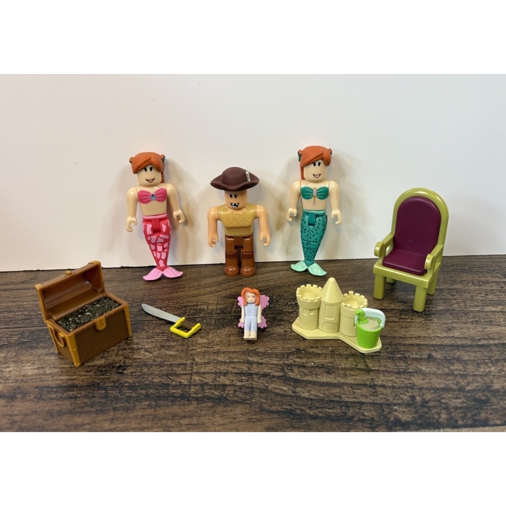 Roblox Neverland Lagoon Action Figures & Accessories Mermaid Sand Castle
